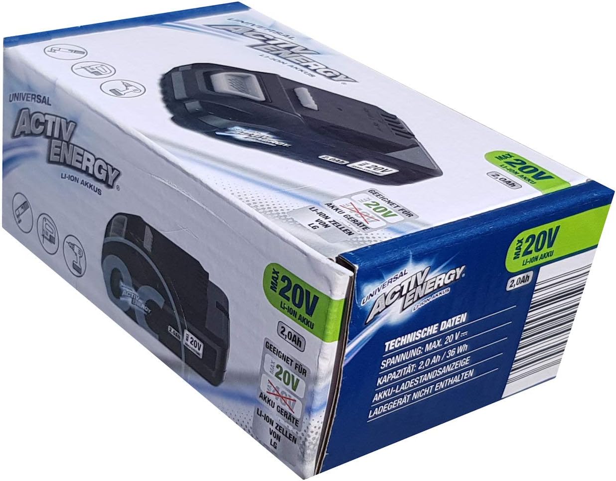 ACTIV ENERGY 20V 2.0Ah Li-Ion Battery